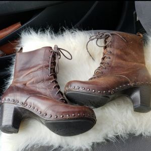 Dansko leather brown boots